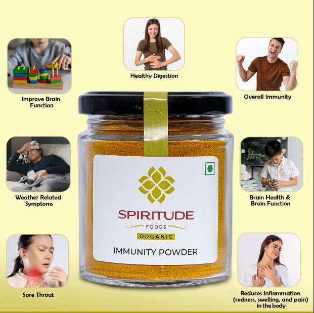 Organic Immunity Powder With Saffron Spiritude