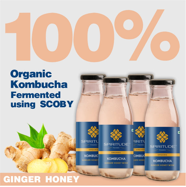 Ginger Honey Wish Kombucha Spiritude